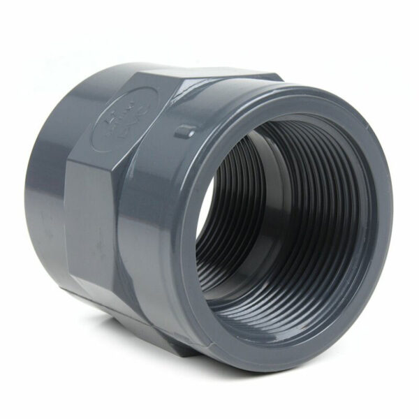 PVC threaded sleeve 2x internal thread reinforced - Image 2