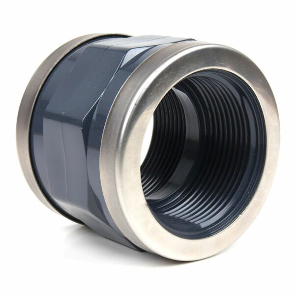 PVC threaded sleeve 2x internal thread reinforced
