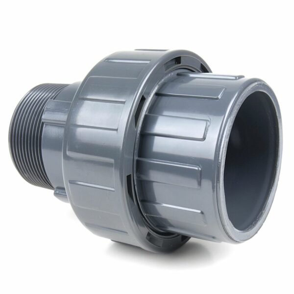 PVC screw connection adhesive sleeve x external thread